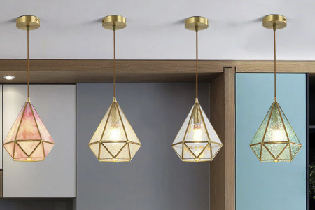 Diamond-shaped Ceiling Light: The Perfect Statement Piece